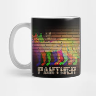 Popart Panther Graffiti Mug